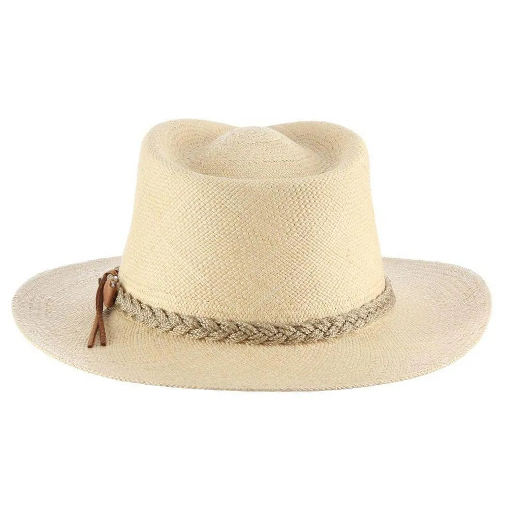 Scala Taos - Panama Straw Fedora Hat