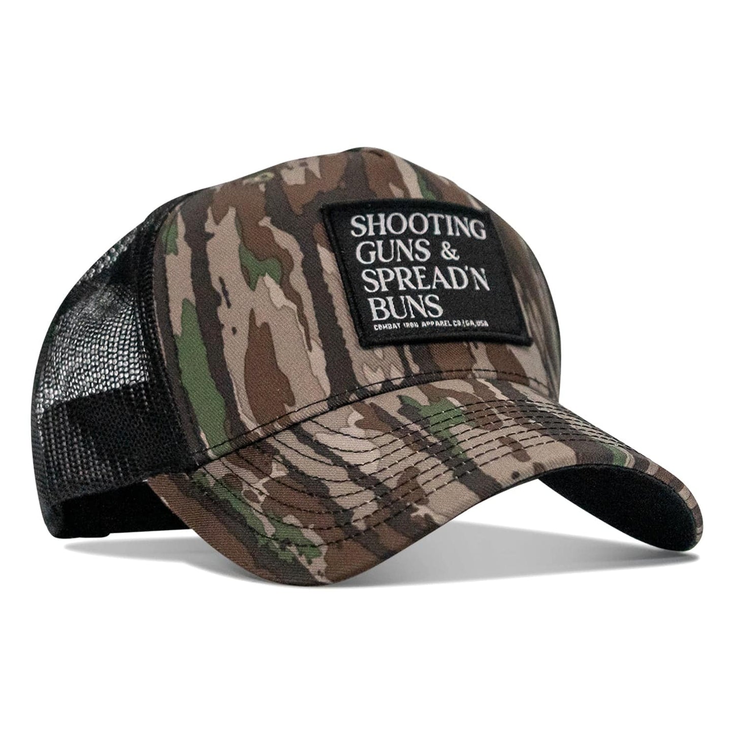 Shooting Guns & Spread'n Buns Patch Snapback Hat