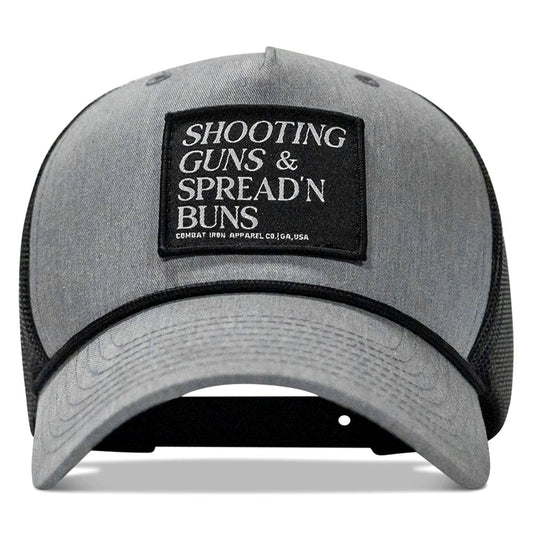Shooting Guns & Spread'n Buns Patch Rope Snapback Hat