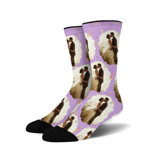 Custom Wedding Socks