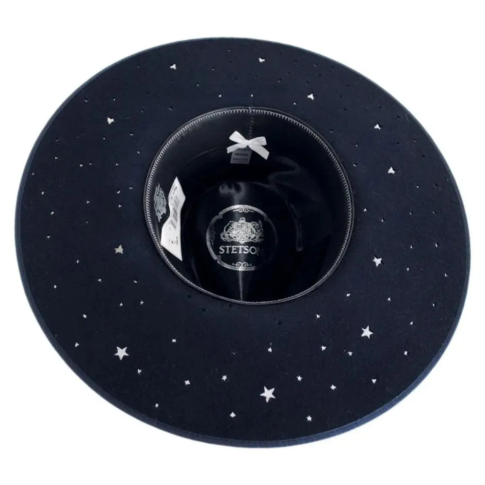Stetson Night Sky S - Wide Brim Fedora Wool Felt Cowgirl Hat
