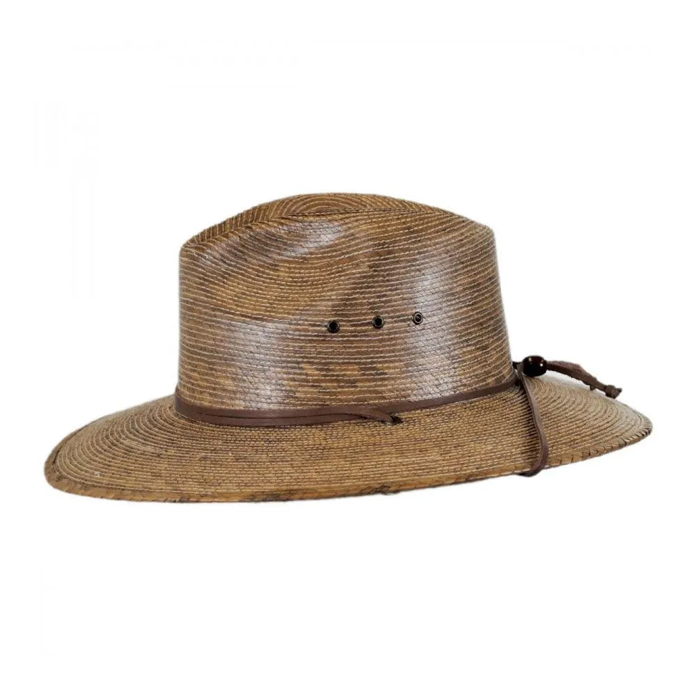 Stetson Rustic - Straw Fedora Sun Hat
