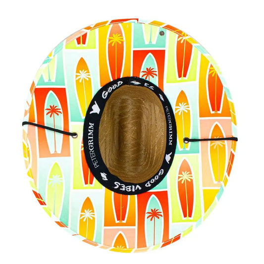 Peter Grimm Surf Board - Rye Straw Lifeguard Hat