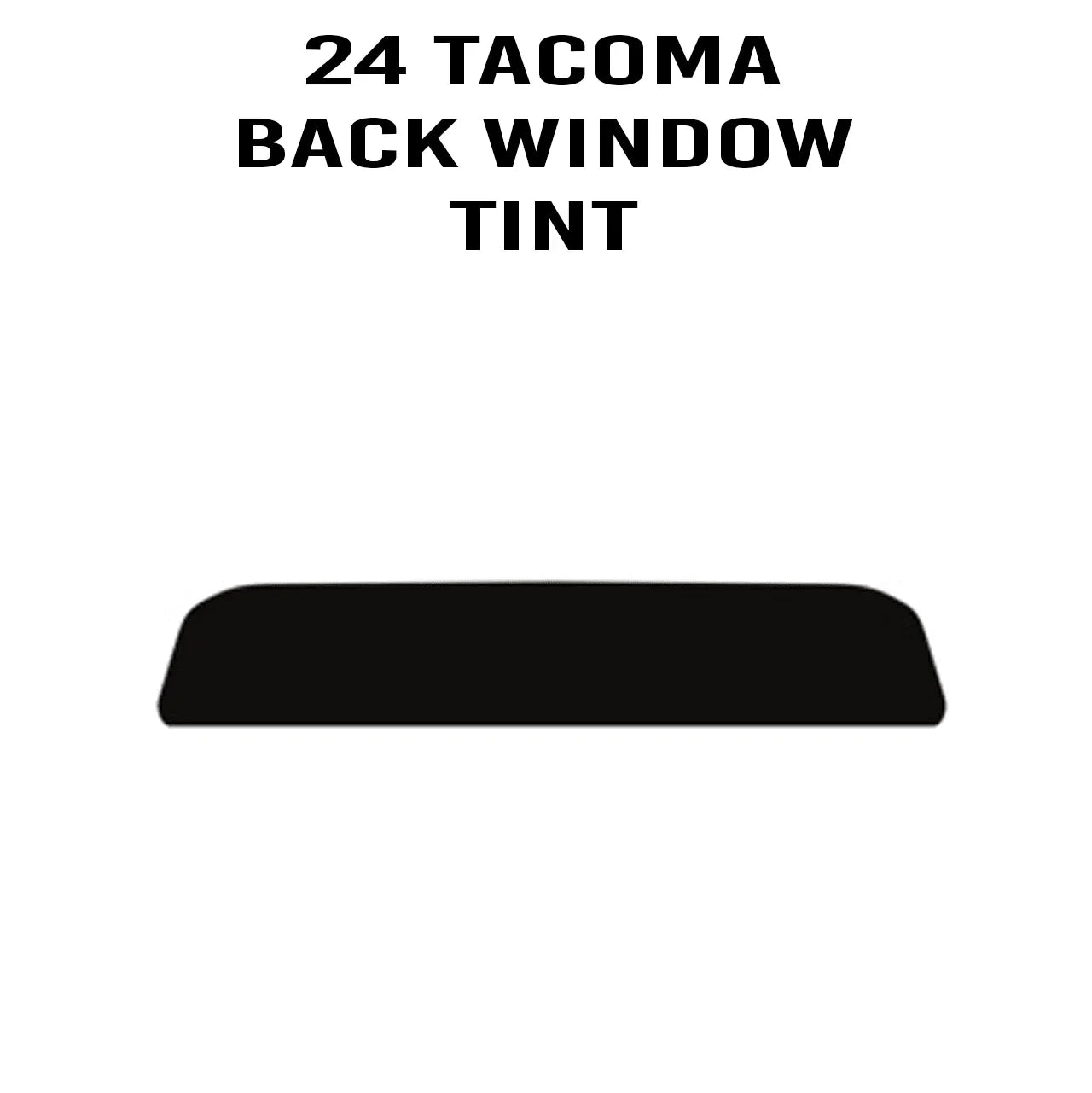DIY Window Tint Kit - 2024+ Tacoma Double Cab