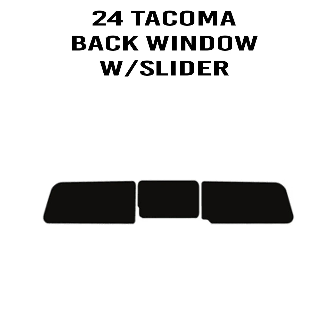 DIY Window Tint Kit - 2024+ Tacoma Double Cab