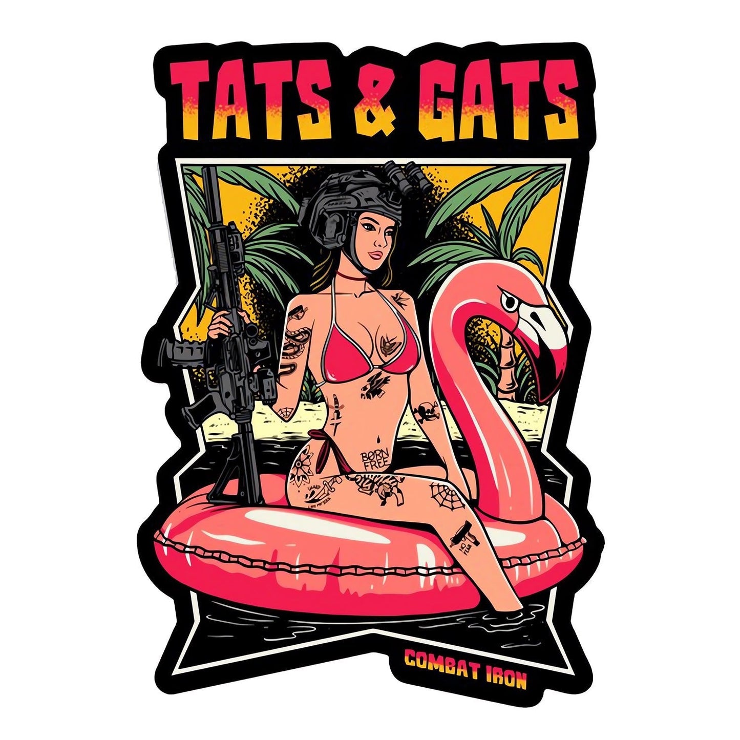 Tats & Gats Decal Sticker