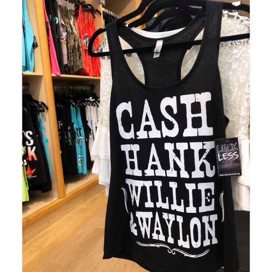 Cash Hank Willie & Waylon (Tee Tank Hoodie Long Sleeve)