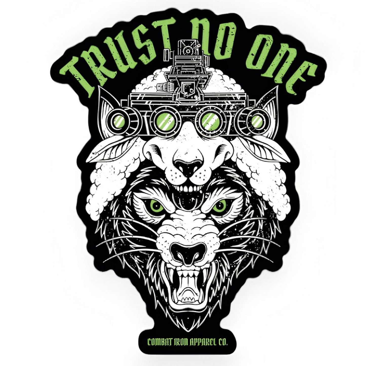 Trust No One Decal Sticker