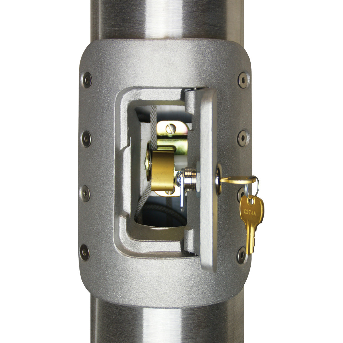 Aluminum Flagpole - Internal Rope Cam Cleat - Heavy Duty, Lifetime Warranty - Made in USA