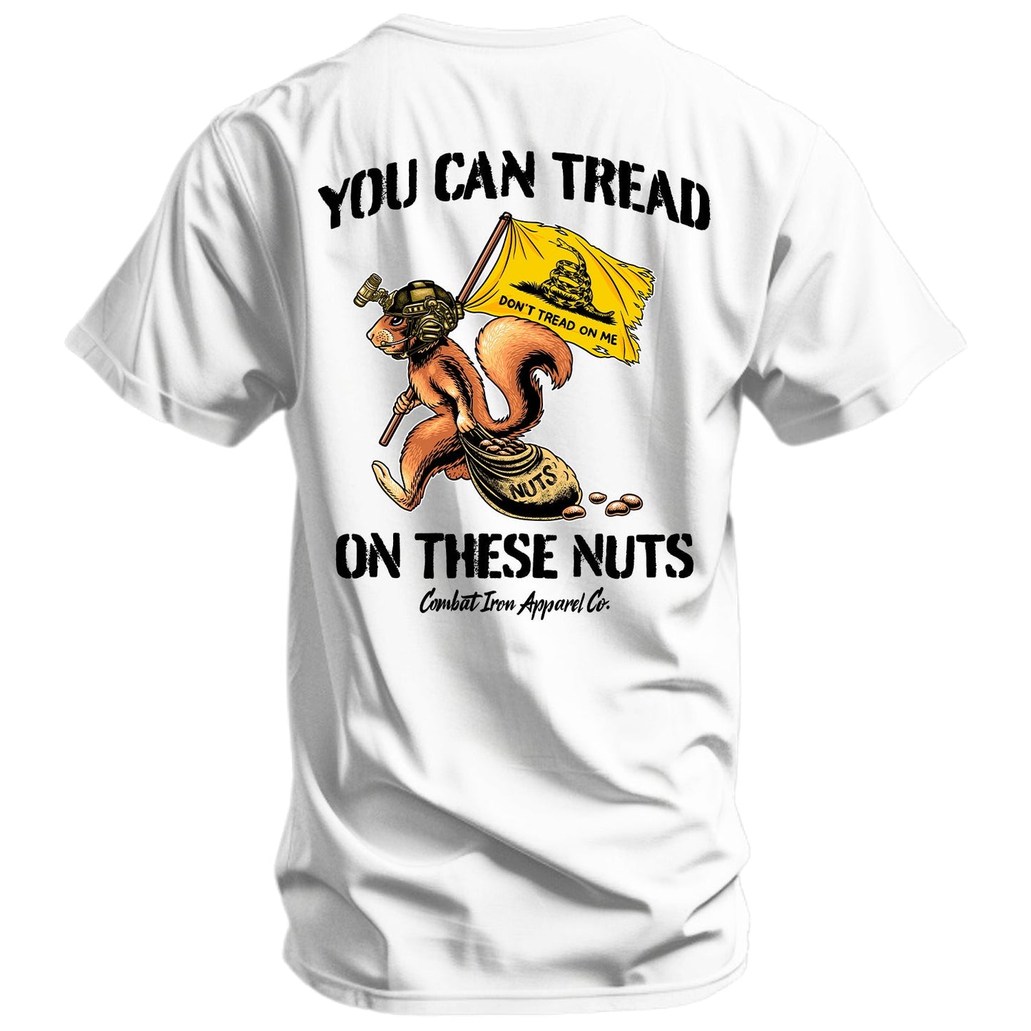 Tread On These Nuts Patriotic Men's T-Shirt